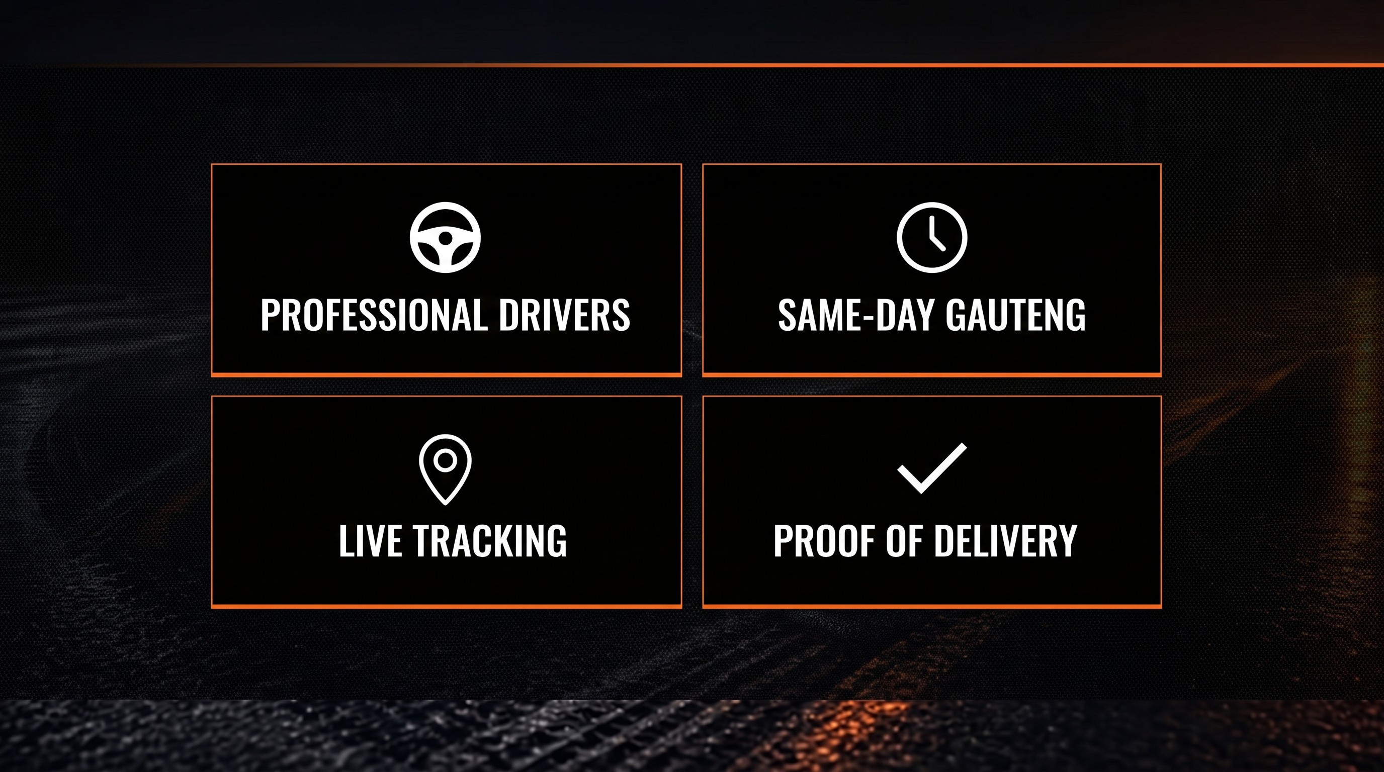 Professional Gauteng vehicle delivery with journey updates and Proof of Delivery
